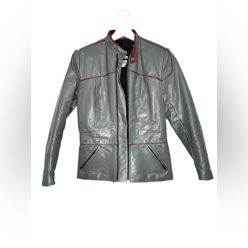 Golden Crown By Bristol - Leather Racer Jacket